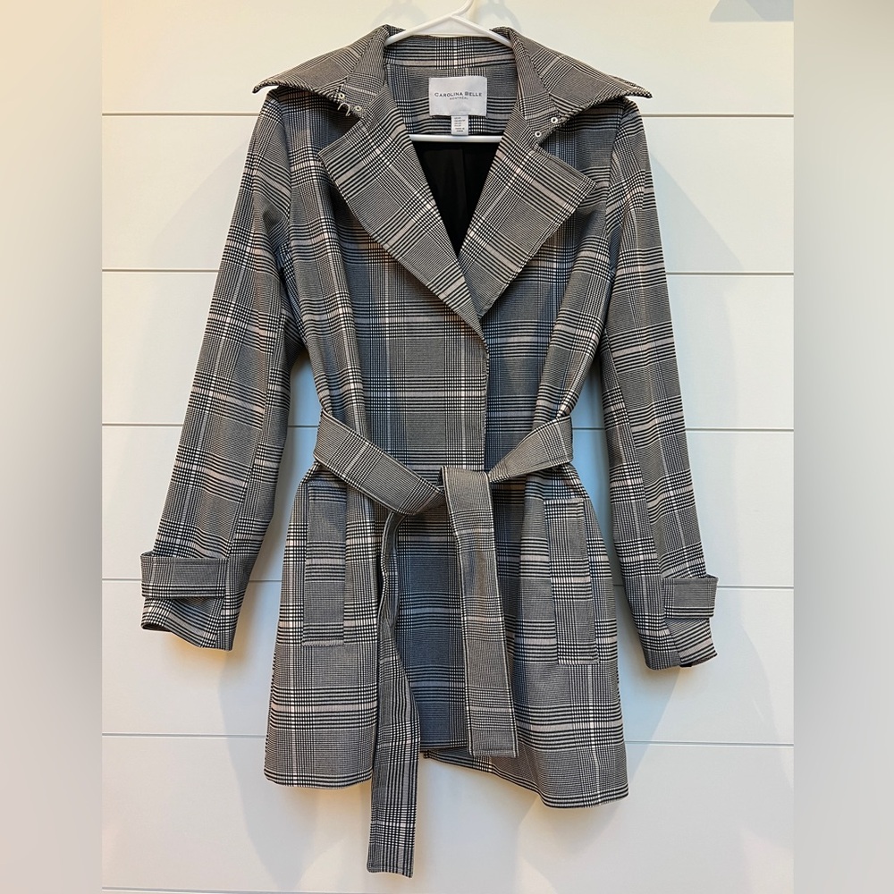 CAROLINA BELLE MONTRÉAL Plaid Coat
